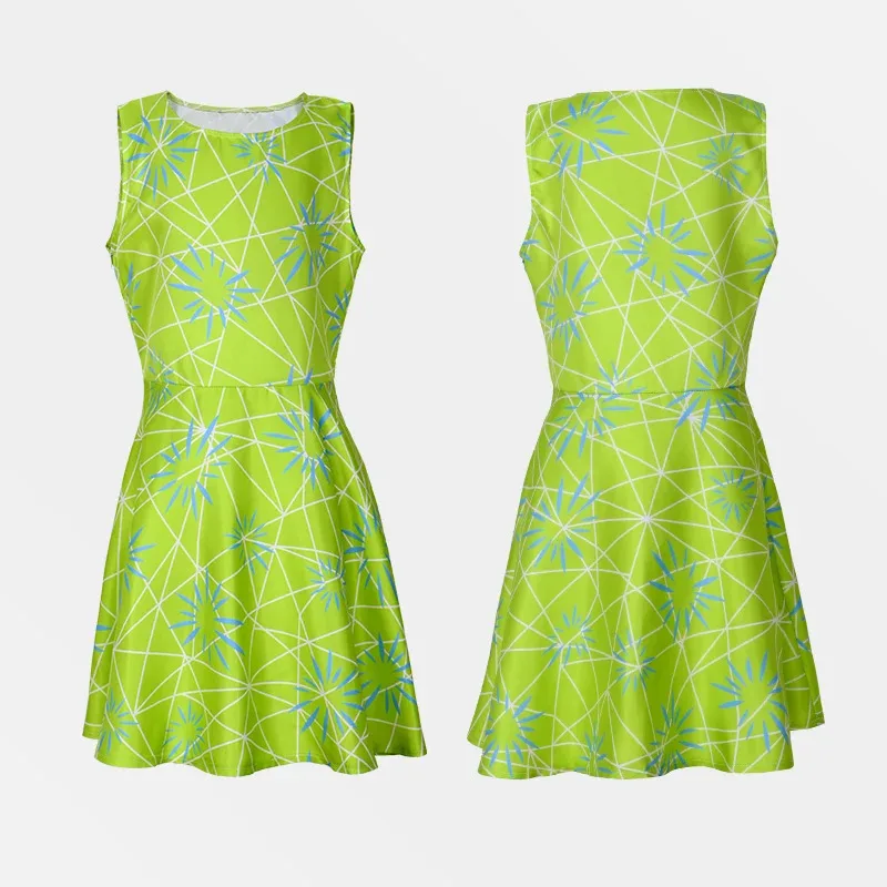 

Anime Movie Inside Out 2 Cosplay Envy Anxiety Ennui Cos Outfits For Kids Halloween Stage Performance Costumea;2,c'4,h.