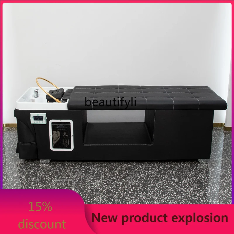 

Shampoo Chair Hair Saloon Dedicated Flushing Bed Beauty Salon Fumigation Massage Belt Water Heater Head Therapy Bed