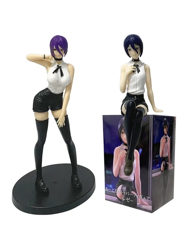 13-19CM Chainsaw Man Anime-Figur Chainsaw Man Reze Figur Stehende Anime-Modellfigur Geschenk Sammlerstück PVC Actionfigur