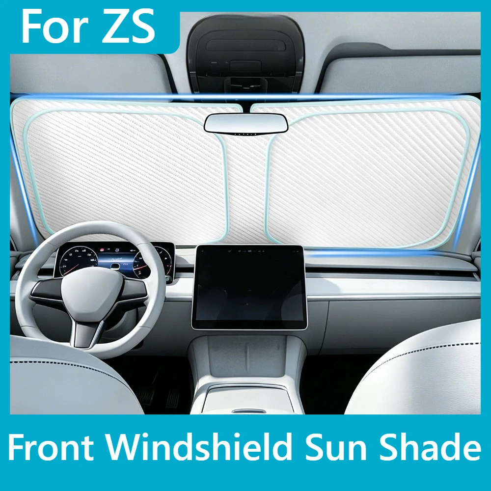 

Front Windshield Sun Shade For ZS Heat Insulation Sun Protection Foldable Windshield Cover Car Interior Accessories
