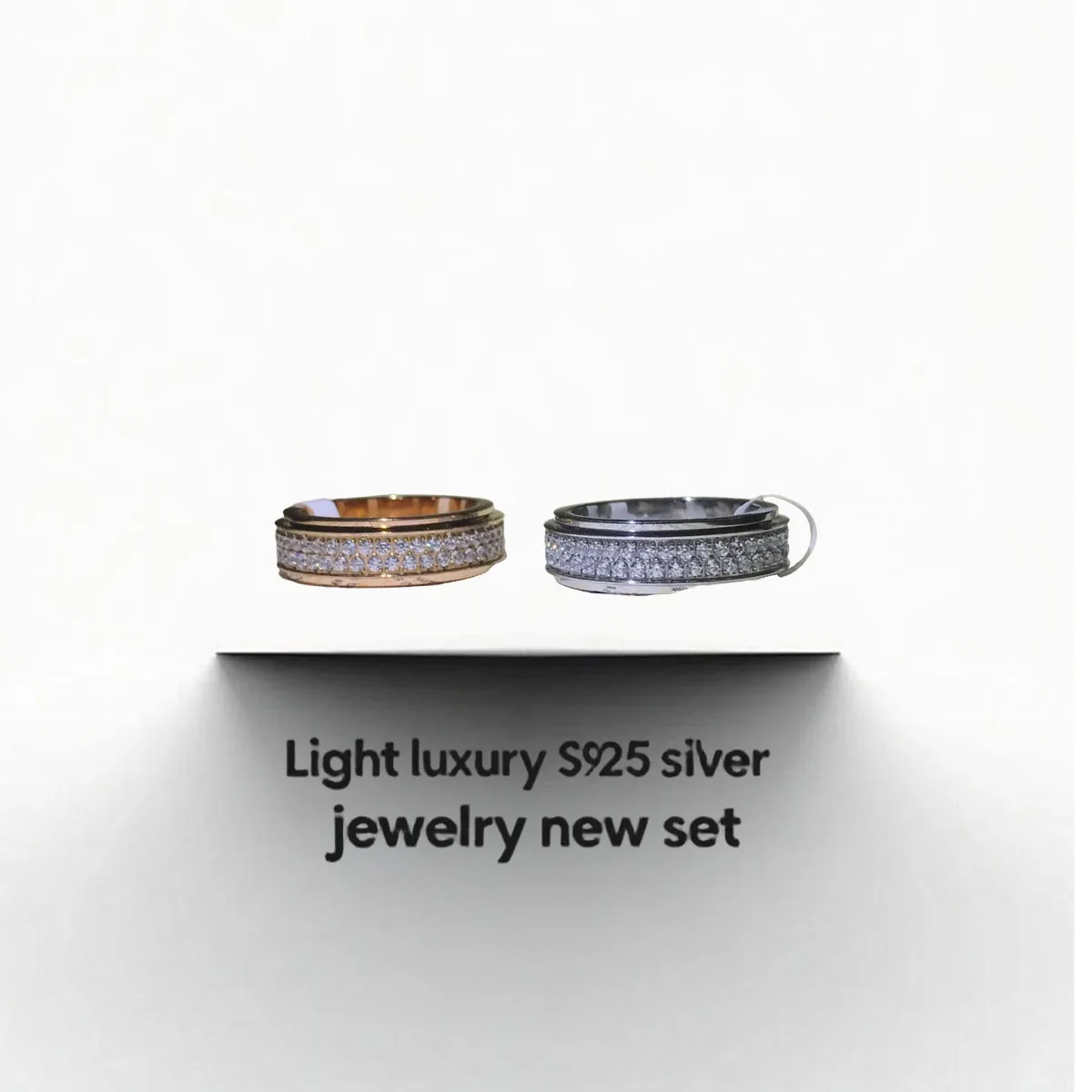 

2025 New High Quality Texture S925 Zircon Silver Jewelry Ring Personalized Accessories Versatile Single Product Fashion