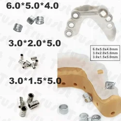 10Pcs Dental Implant Guide Sleeves Hole Digital Guidance Planning Template Universal Guided Drills