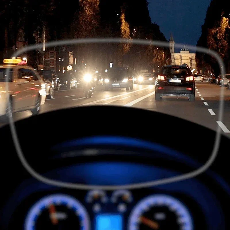 

Anti-Glare Lens Night Driving Glasses Piece Anti-Headlight Anti-Glare Optical Lens Resin Anti-Blue Light Color Gray Anti-Glare