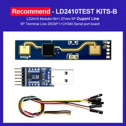 Free Ship HLK-LD2410B 24GHz 5M Smart Human Presence Sensing Radar Bluetooth-compatible Detection Sensor Module