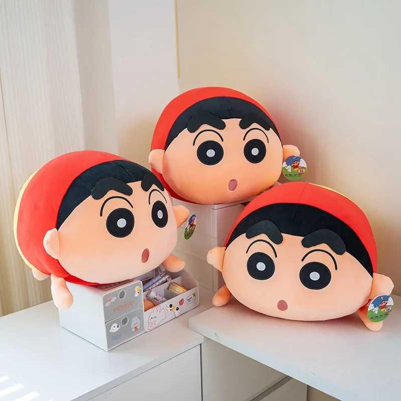 Cartoon Crayon Shin-chan Plush Toy Comfortable Japanese Style Plushies Comfortable Throw Pillow Cushion Sofa Bed Room Decor Gift