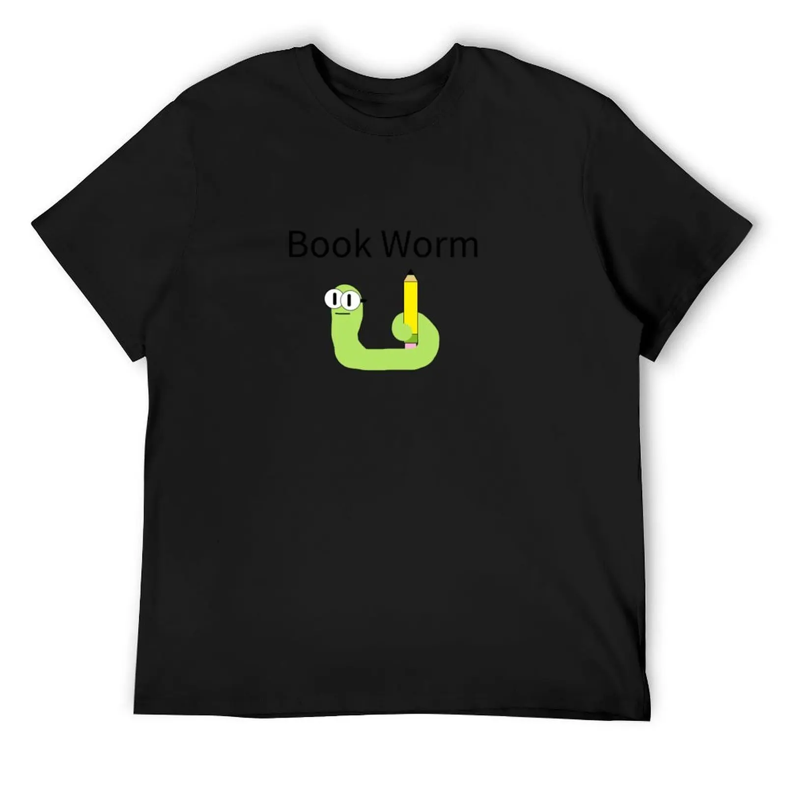 

Book Worm T-Shirt quick-drying plus size clothes Funny t-shirts mens t shirts top quality