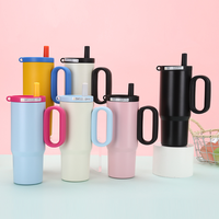 316 Stainless Steel Vacuum Thermos Mug 720ML Giant Cup Tea Strainer Straw Leakproof Handle Tumbler for Drink Bottle Outdoor