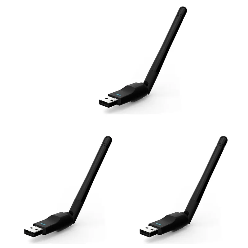 SUNRI-3X NIC Receptor Driver-Free USB Wireless Wifi All-In-One NIC Receptor PC Laptop Wifi Transmissor Externo