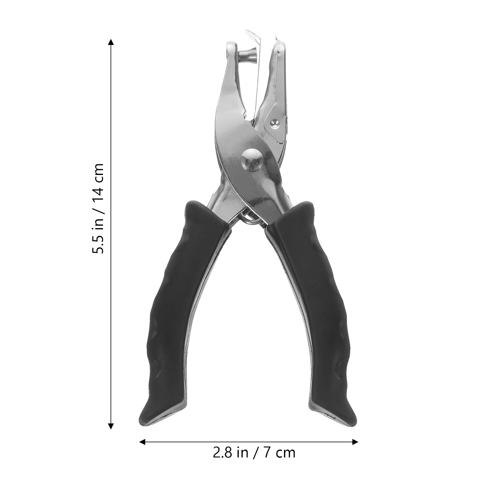 Portable Manual Hole Puncher for Paper Card Stock Thin Metal Multi-Function Office School Craft DIY Projects Hole