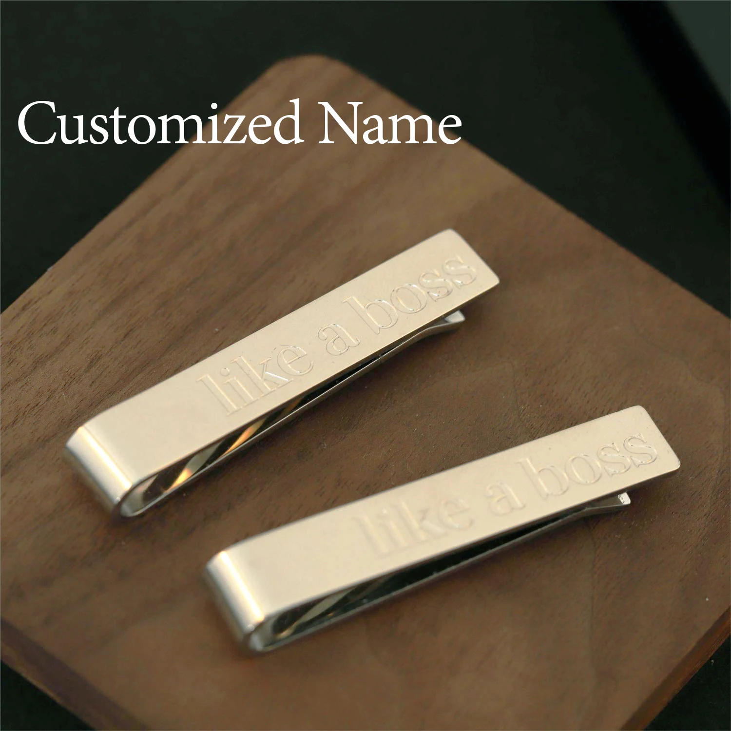 Customize Tie Clip Personalized Name Gift for Him Dad Husband Tie Bar Father's Day Gift Academy Graduation Gift For Roommate