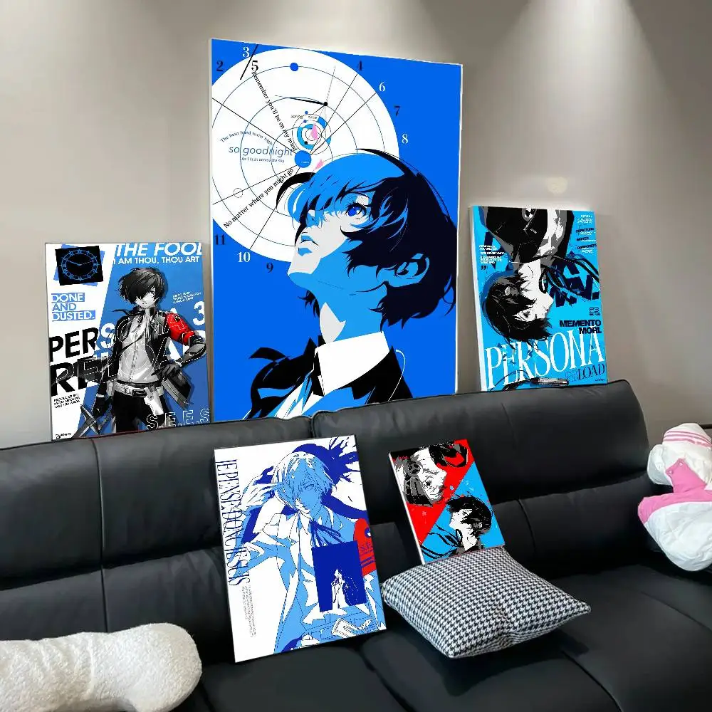 Game P-Persona 3 Reload Classic Movie Posters HD Quality Poster Wall Art Painting Study Nordic Home Decor