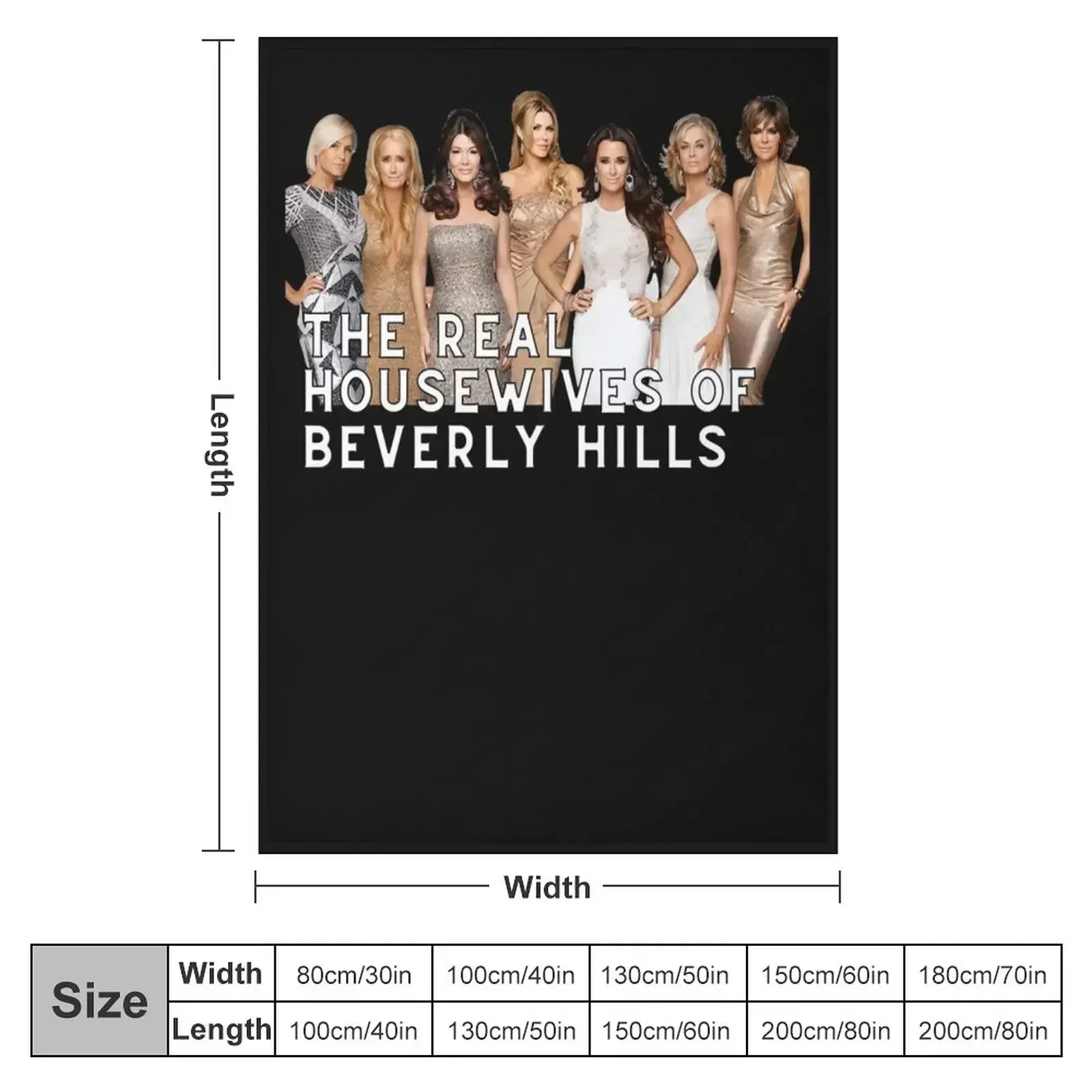 The Real Housewives Of Beverly Hills Throw Blanket Soft Beds Soft Big Blankets