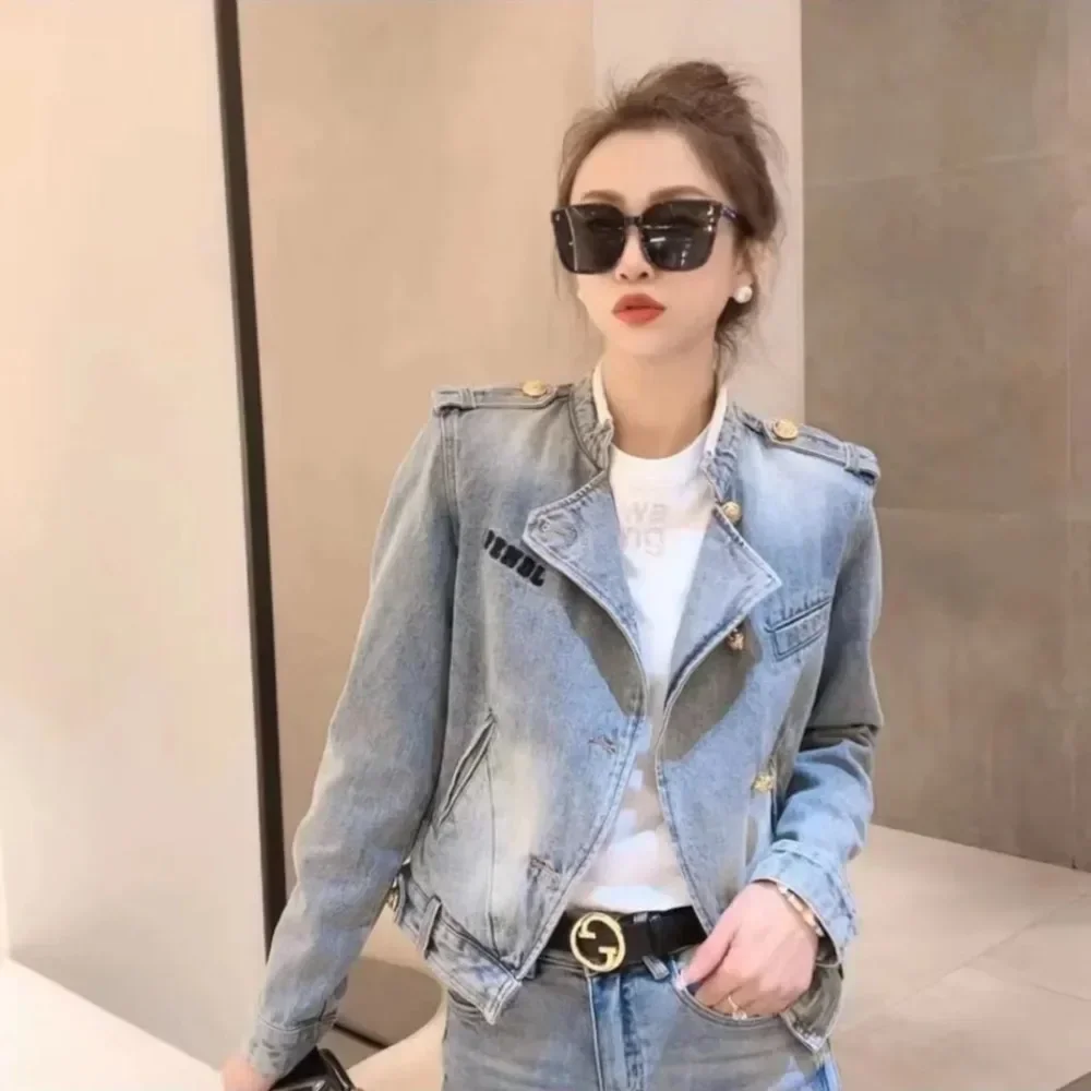 2025 nuovi arrivi primavera autunno jeans femminili cappotti Y2k moda coreana in vendita in Harajuku tendenza giacche di jeans da donna di lusso