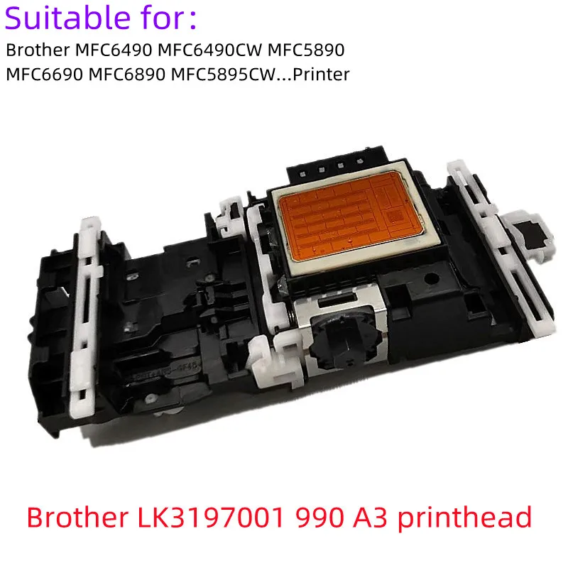 LK3197001 990 A3 Printhead Printer Print Head for Brother MFC6490 MFC6490CW MFC5890 MFC6690 MFC6890 MFC5895CW Nozzls