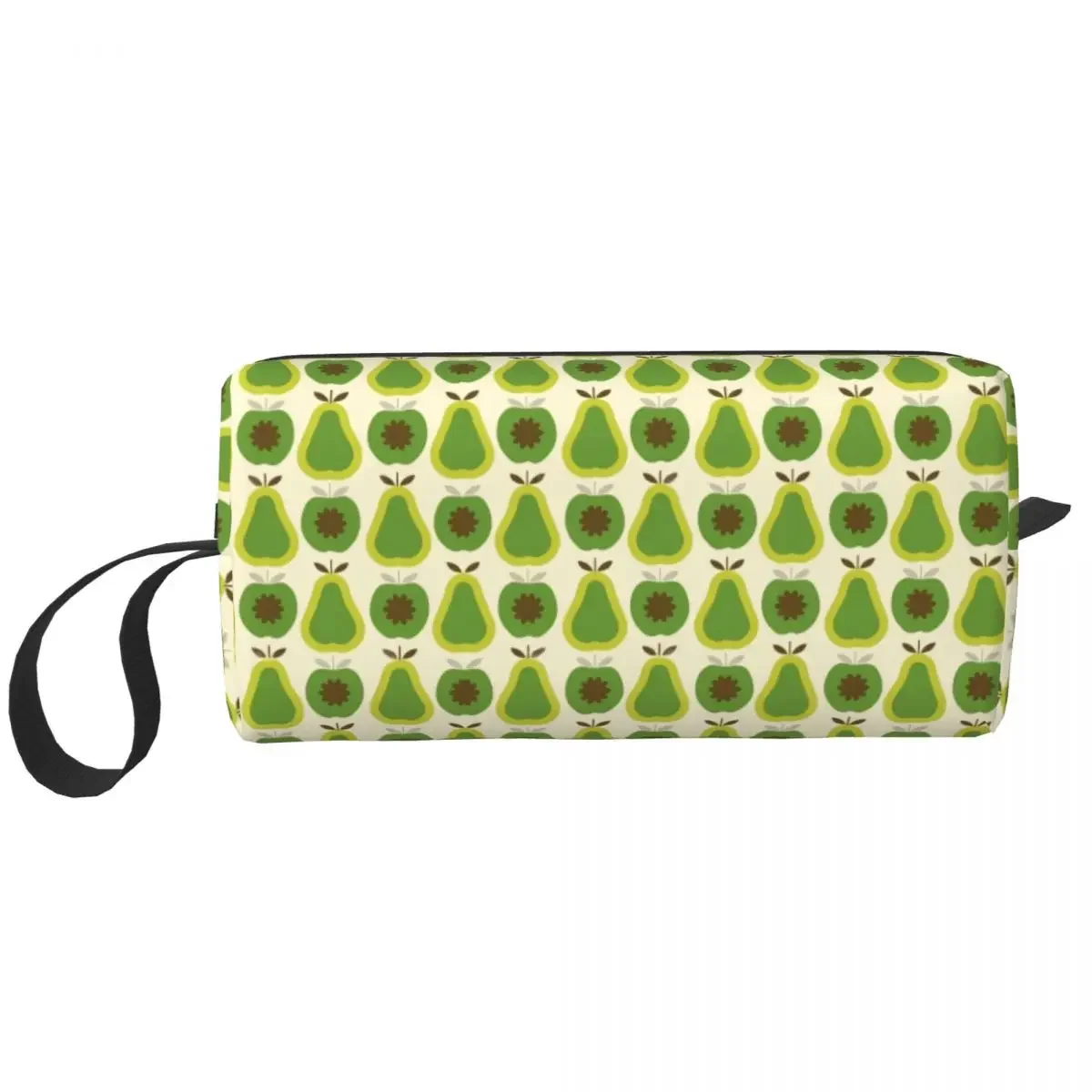 Custom Apples And Pears Travel Cosmetic Bag Orla Kiely Toiletry Makeup Organizer Lady Beauty Storage Bags Dopp Kit Case Box