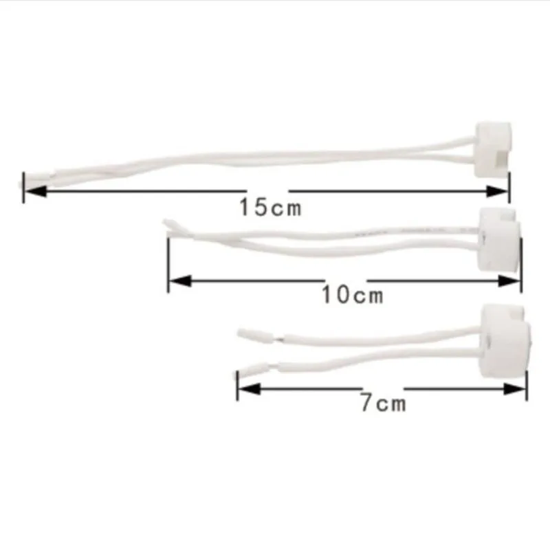 MR16 MR11 GU5.3 G4 Halogen LED lamp Bulbs Holder Base Socket ceramic Adapter Wire Connector C1