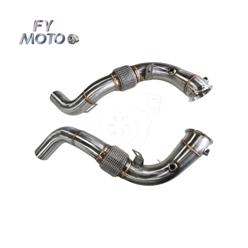 Exhaust Downpipe For BMW S63 X5M F85 X6M F86 4.4T 2015-2019