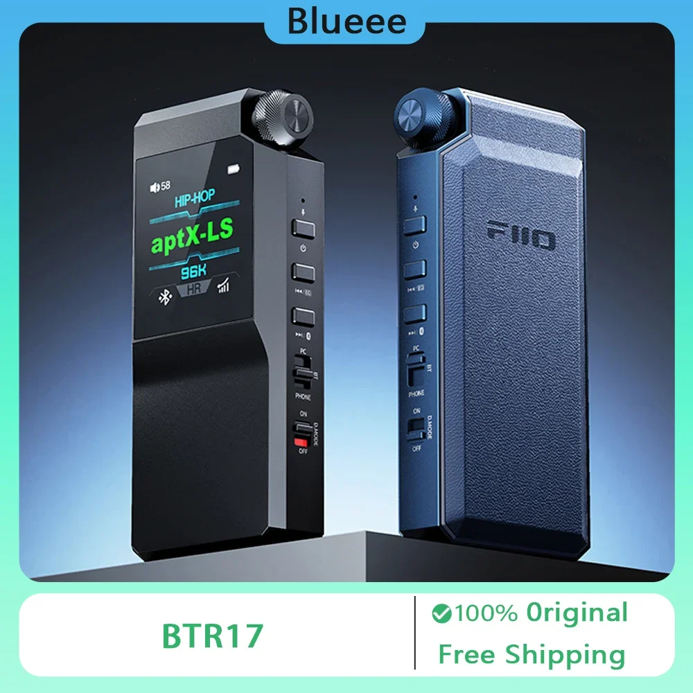 FiiO BTR17 Portable Bluetooth Decoding Earphones Power Amplifier Custom HiFi AAC/SBC/aptX/aptxLossless/aptXAdaptive/atXHD/LDAC