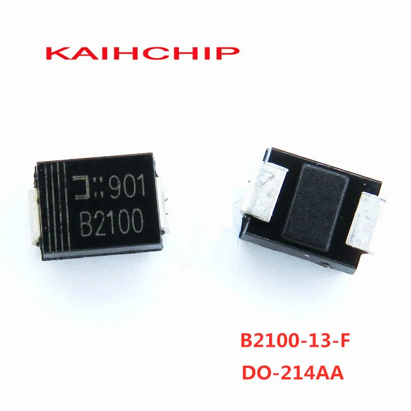 Diodo Schottky para televisor, piezas de 10 a 50 B2100-13-F, B2100, B230-13-F, B230, B250-13-F, B250, B280-13-F, B280, SMB, DO-214AA, Zener