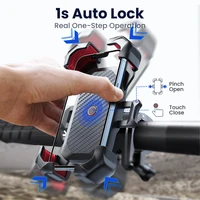 Joyroom Universal Bike Phone Holder 360° View Bicycle Phone Holder for 4.7-7 inch Mobile Phone Stand Shockproof Bracket GPS Clip 3
