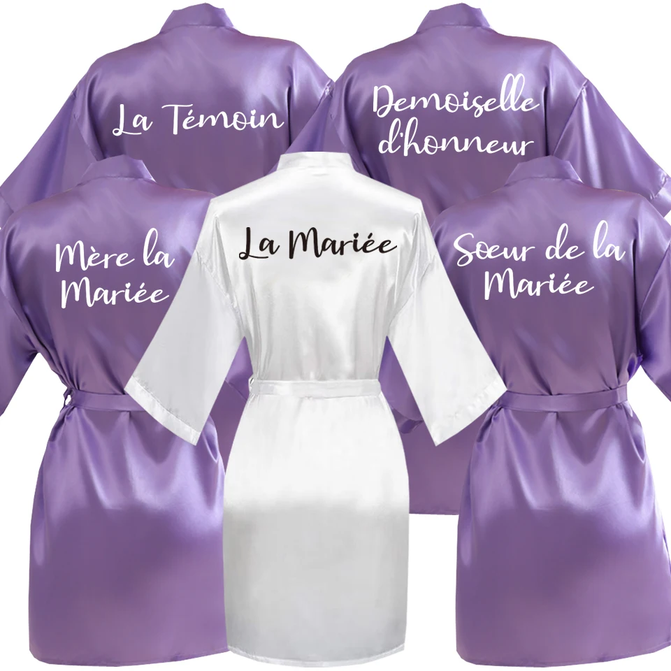 

La Mariée свадебный халат для свадебного халата невесты подружки невесты девичник платье стиль мягкий удобный материал