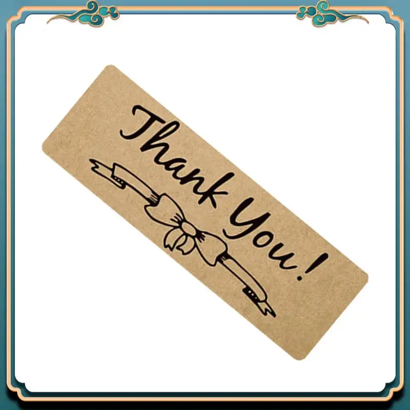 (Новинка)-1200 шт. Набор наклеек с благодарностью, рулон этикеток с наклейками с благодарностью, спасибо за конверт, розничный магазин, 75X25 мм, наклейка с благодарностью