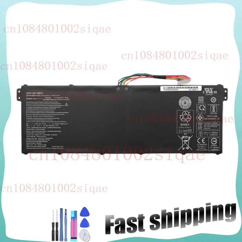 

AP16M5J Battery for Acer Aspire 1 A114-31 3 A314-31 A315-21 A315-51 5 A515-51 XMSJ