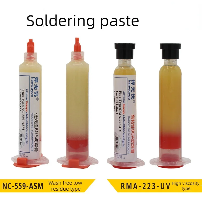 Pasta fundente para soldadura sin plomo, suministros de soldadura, 223, 559, 10cc, NC-559-ASM-UV, 1 unidad, nuevo