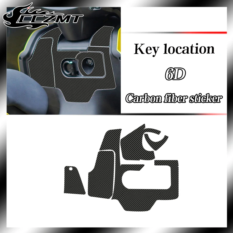 For Piaggio X7 2022 stickers 6D carbon fiber protective film scratch shielding wear-resistant waterproof accessories