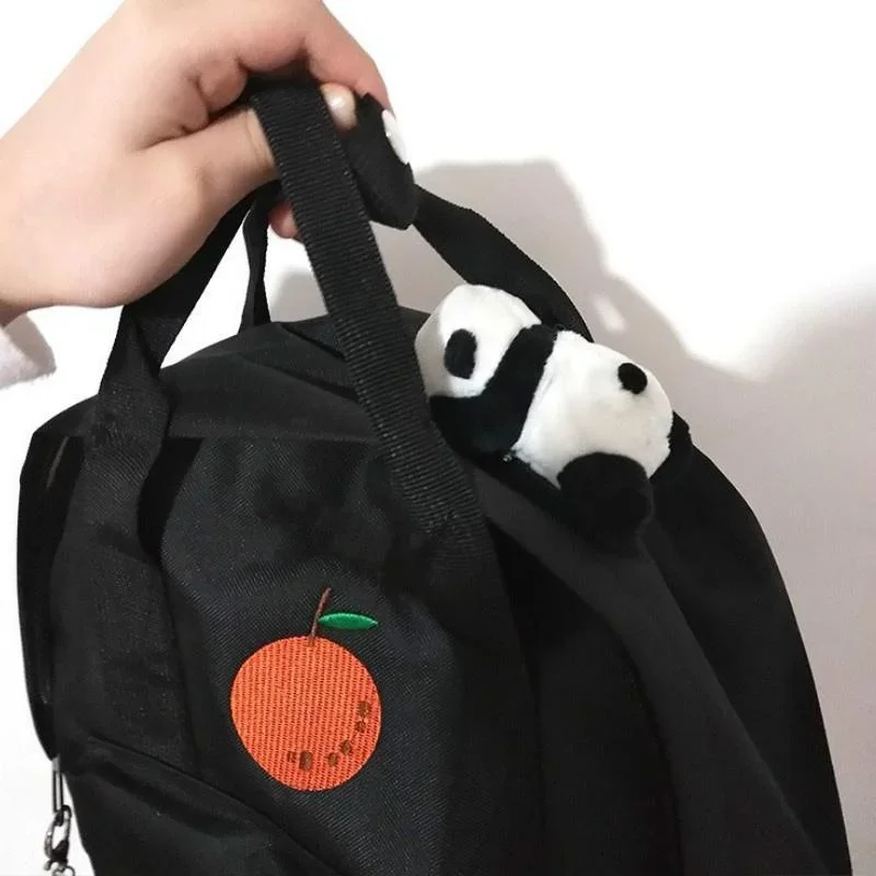 Cartoon Panda Brooch Cute Panda Plush Brooch Backpack Decoration Brooch Panda Pendant Girl\'s Small Gift Brooch Accessory