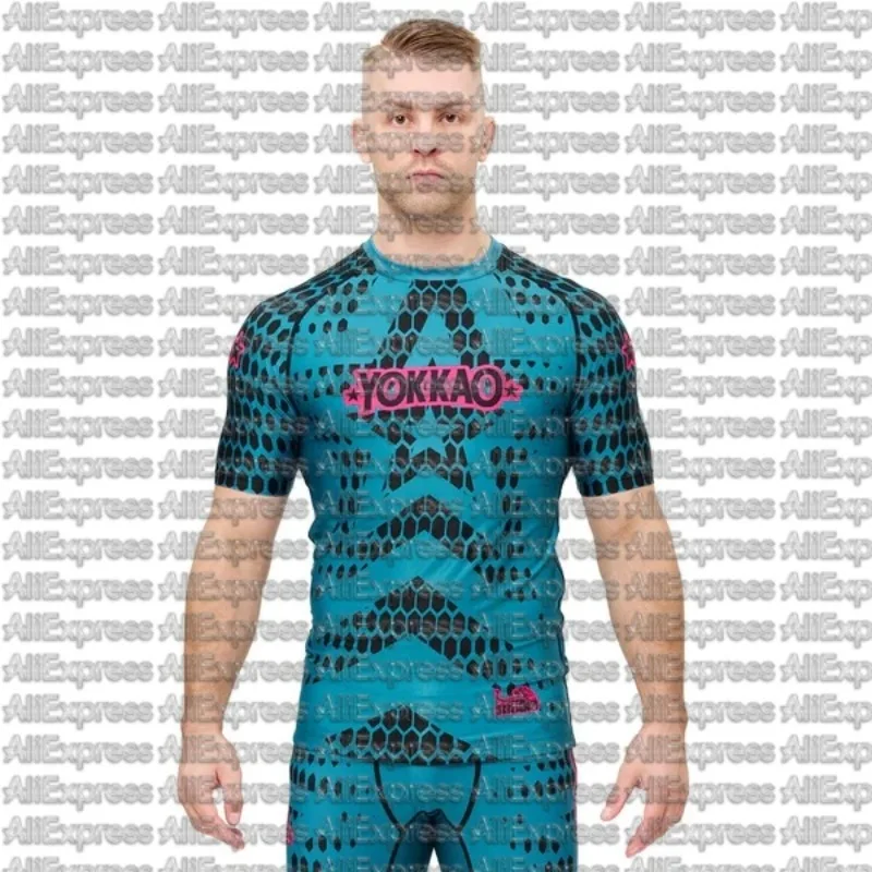Camiseta Deportiva Estampada de Moda YOKKAO para Verano, Informal, Deportiva, de Manga Corta, Personalizada para Adultos y Niños