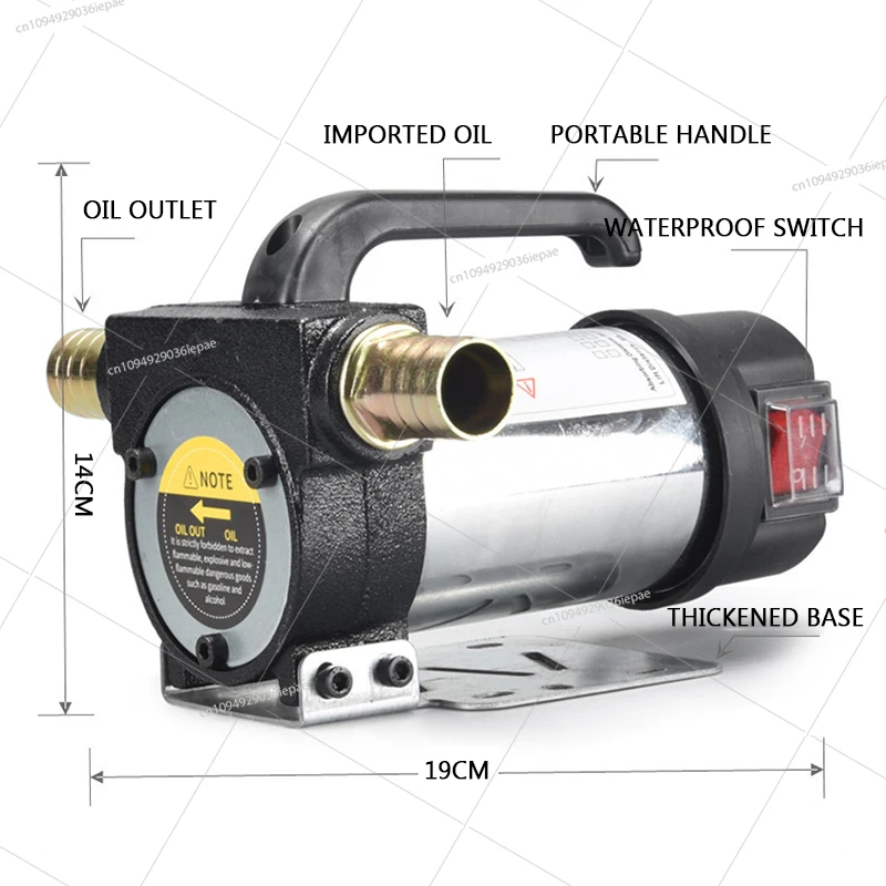 

Электрический масляный насос, небольшой дизельный насос 12 В, 24 В, 220 В, полностью медный двигатель