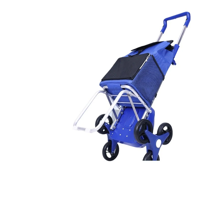 FOR Electric climbing machine shopping cart Home shopping cart Foldable stair climbing for the elderly Portable small hand