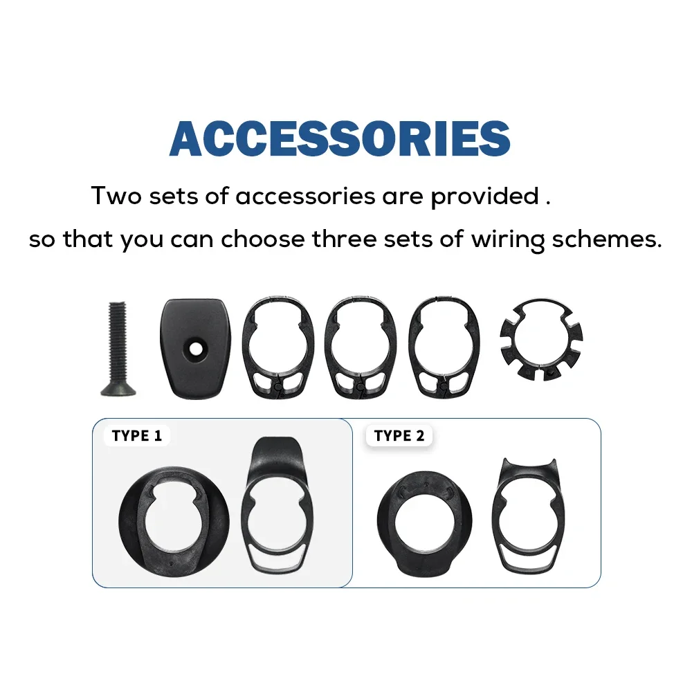 T - ONE Road Integrated Bicycle Handlebar Plastic Washer For 28.6mm Spacers, Bicycle accessories