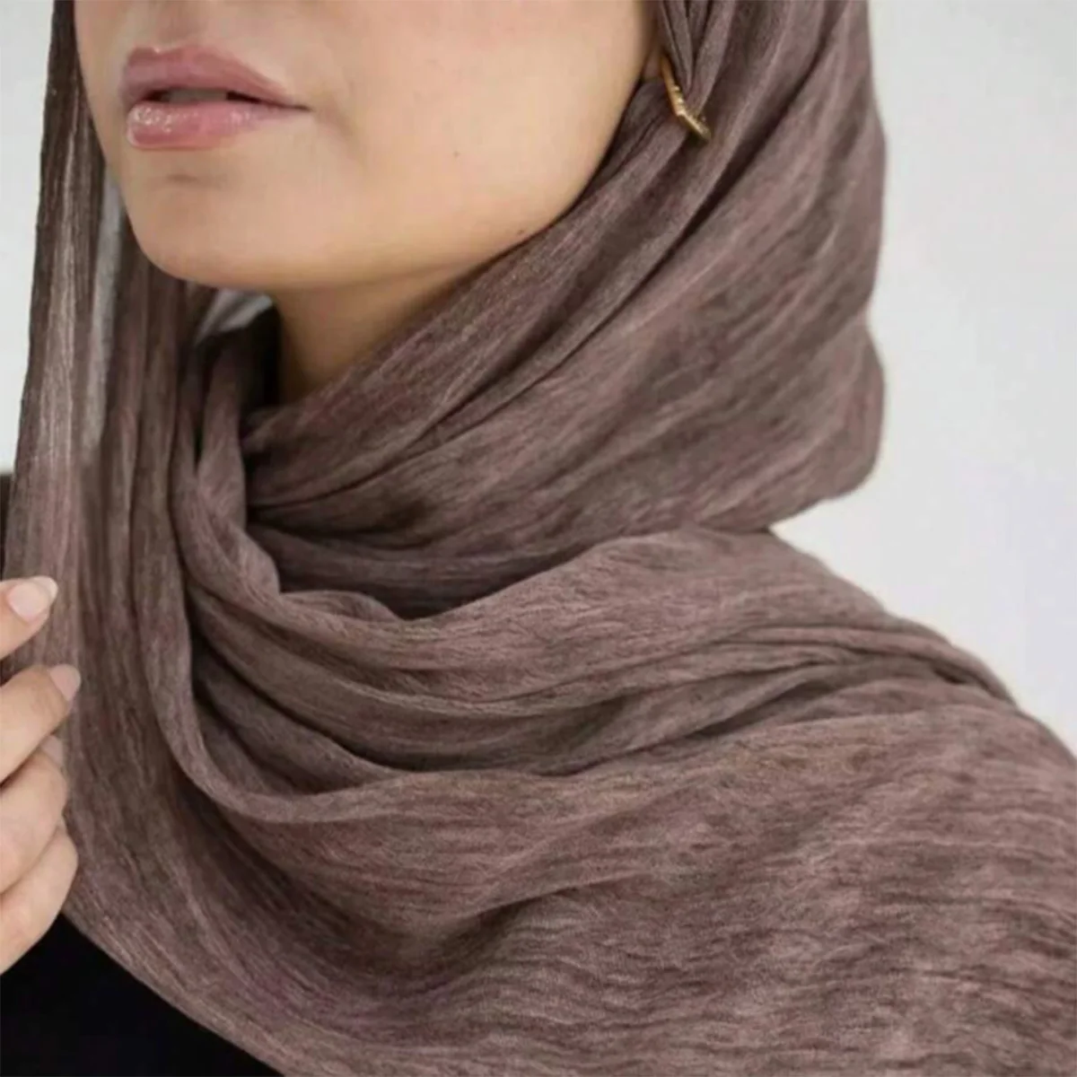 Nuevo Hiyab Sólido para Mujer Musulmana, Pañuelo de Ramadán, Chal Suave de Rayón y Algodón, Turbante Islámico, Diadema de Ramadán, Foulard 180*80cm