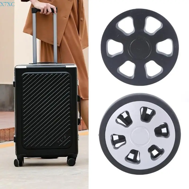 X7XC Set of 8 Travel Luggage Suitcase Replacement 60x12mm Plastic Caster Wheel