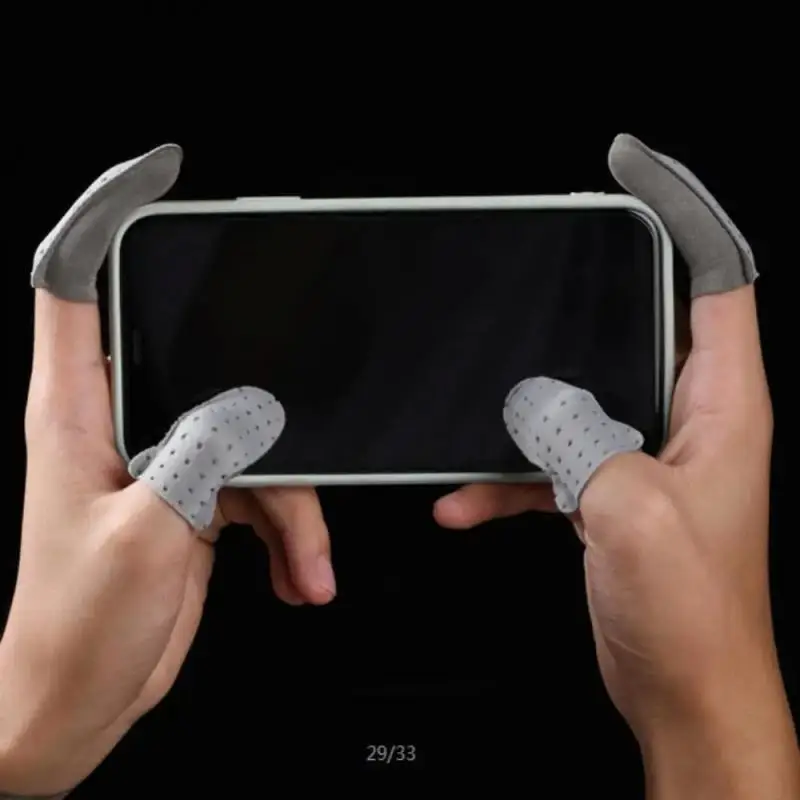 Finger Sleeve Gaming Controller for PUBG Mobile Game Finger Covers Breathable Anti Sweat Skid Screen Fingertip Gloves