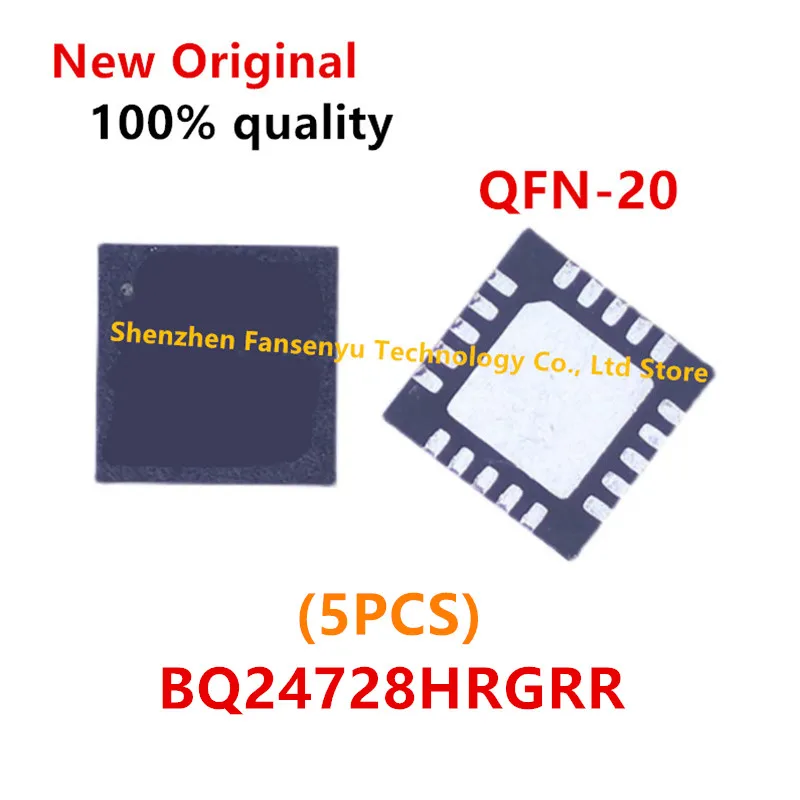(5piece)100% New BQ24728HRGRR BQ24728H BQ728H QFN-20 Chipset