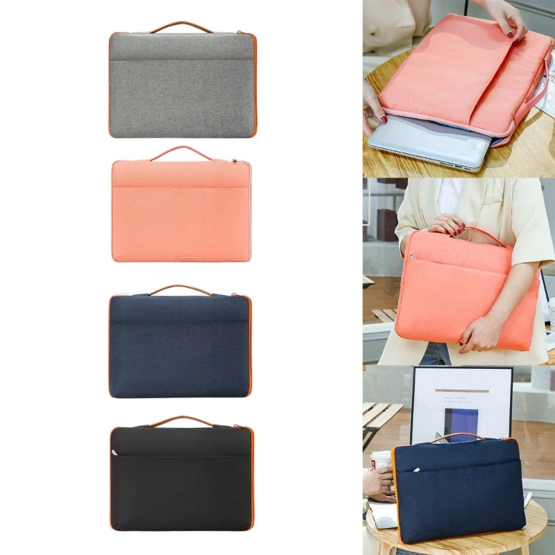 Beschermend Draagboekje Handtas Oxford Doek Laptop Computer Tas Spatwaterdicht Draagbaar Grijs/Roze/Blauw/Zwart