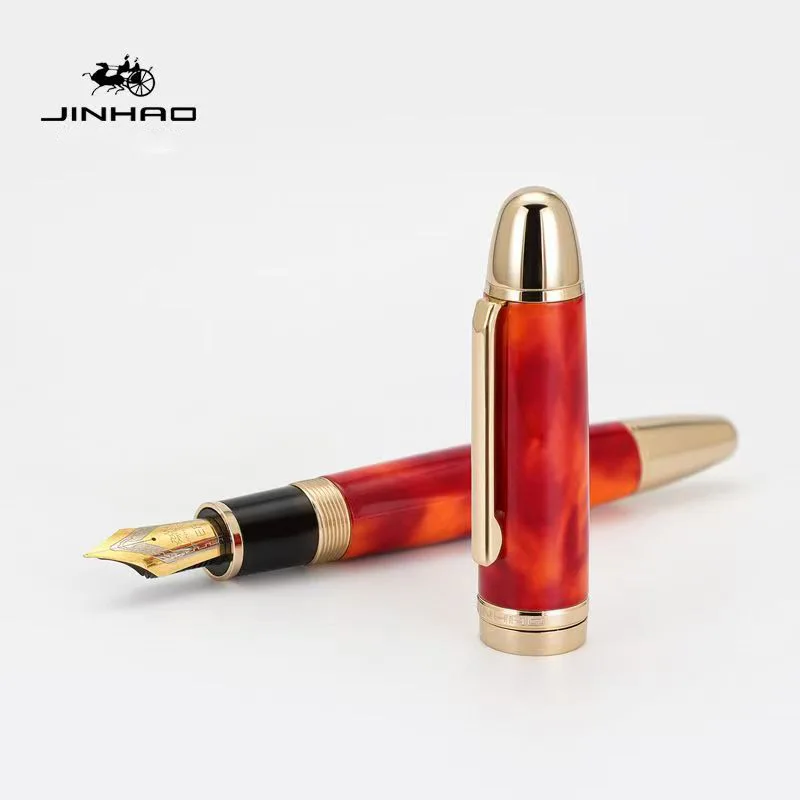 Wysokiej jakości pióro wieczne JinHao X169 Eleganckie pióro do kaligrafii, artykuły papiernicze, pióra do pisania, nowe — zdjęcie produktu 2