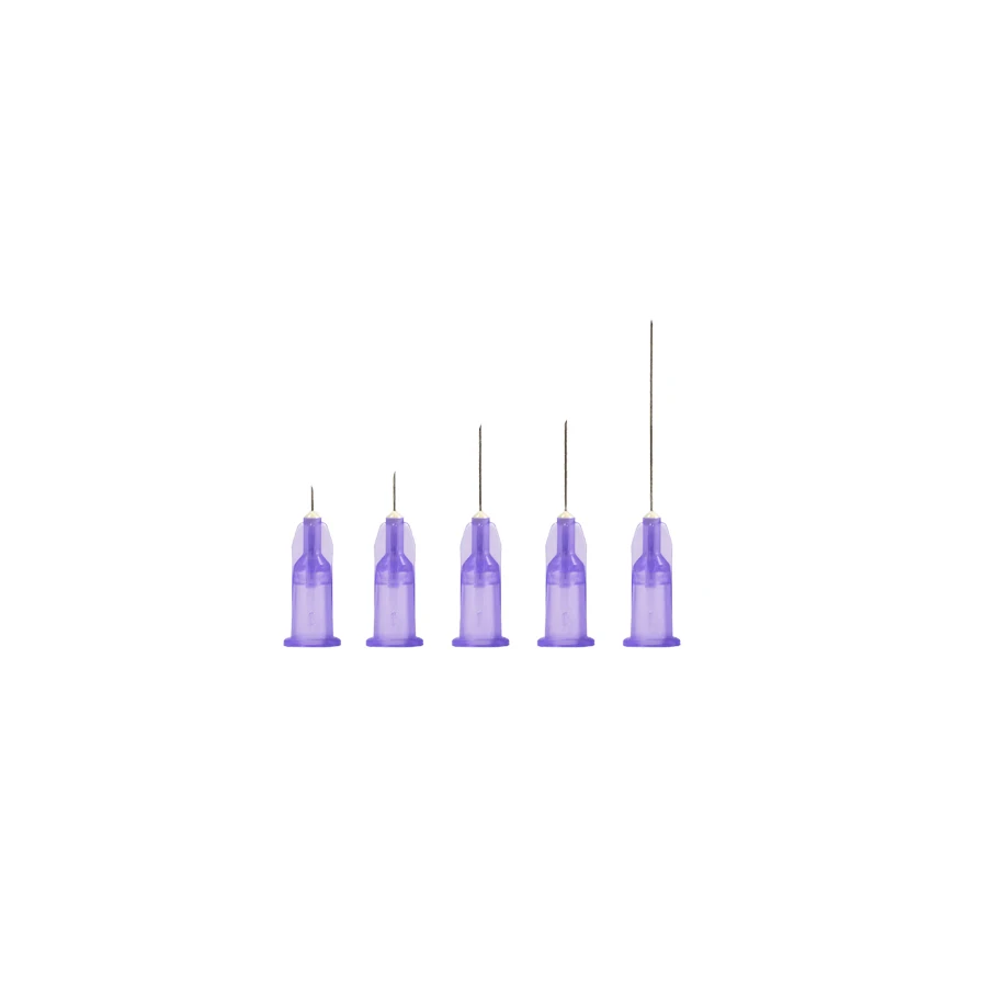 Sterile Disposable Meso Needle 30G 32G 34G Sharp Tip Precision Beauty Needle for Under Eye Area Lip Contour Forehead Lines