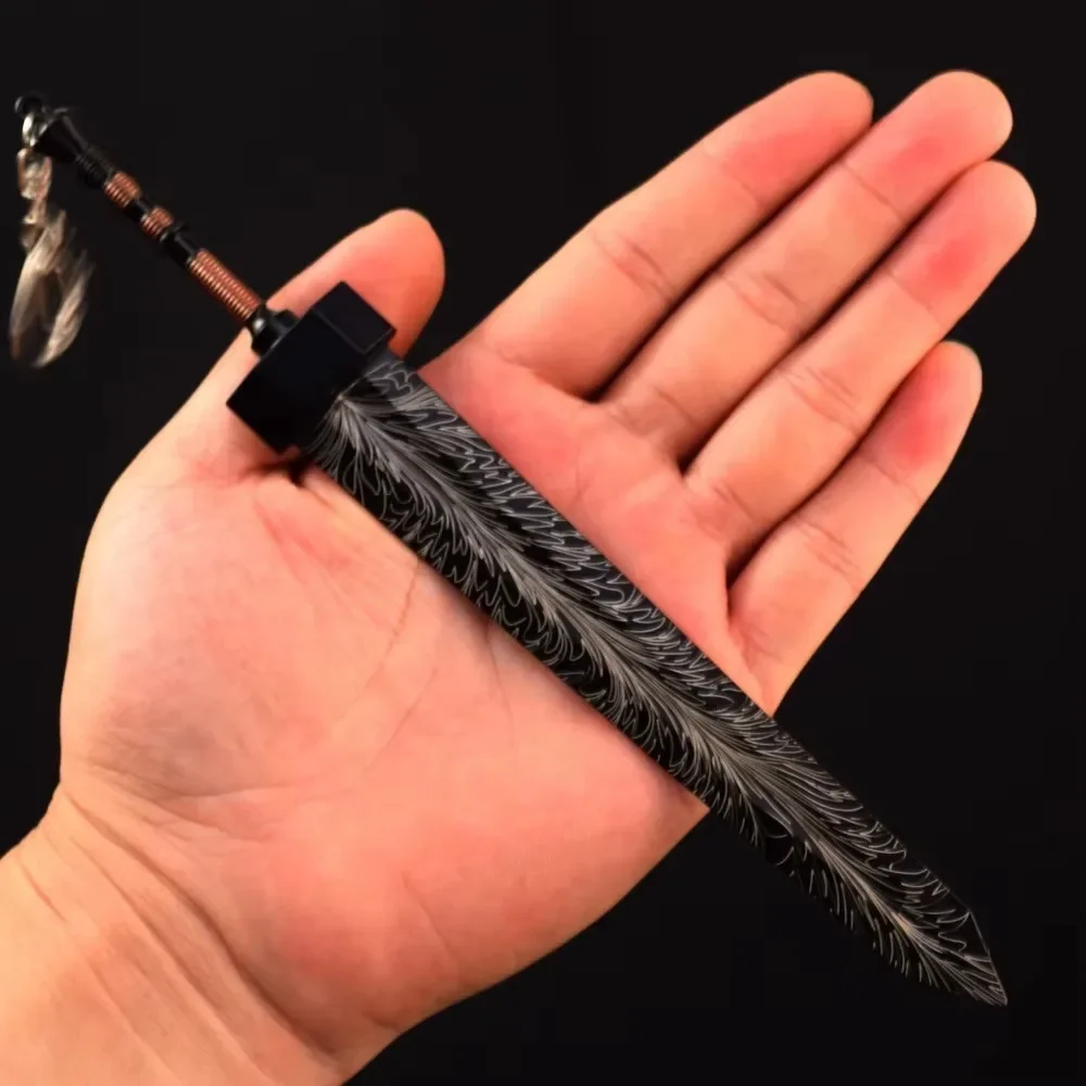 Greatsword Pattern Steel Weapon Colossal Sword Game Japanese Peripheral Metal Katana Model Ornaments Collection Crafts Toys