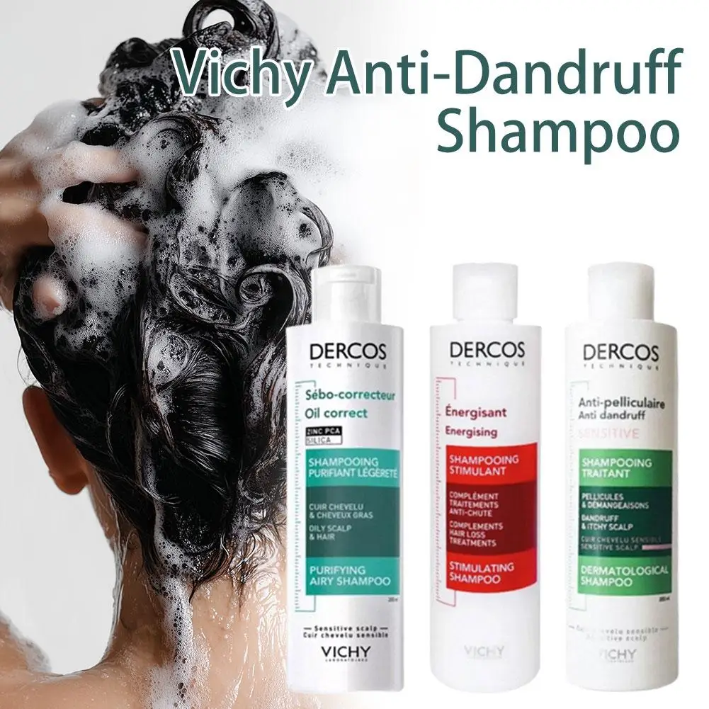 

DERCOS Anti Dandruff Shampoo Deep Cleansing Itching Control Oil Balance Refreshing Nourishing Fluffy Scalp Hair Care Shampoo