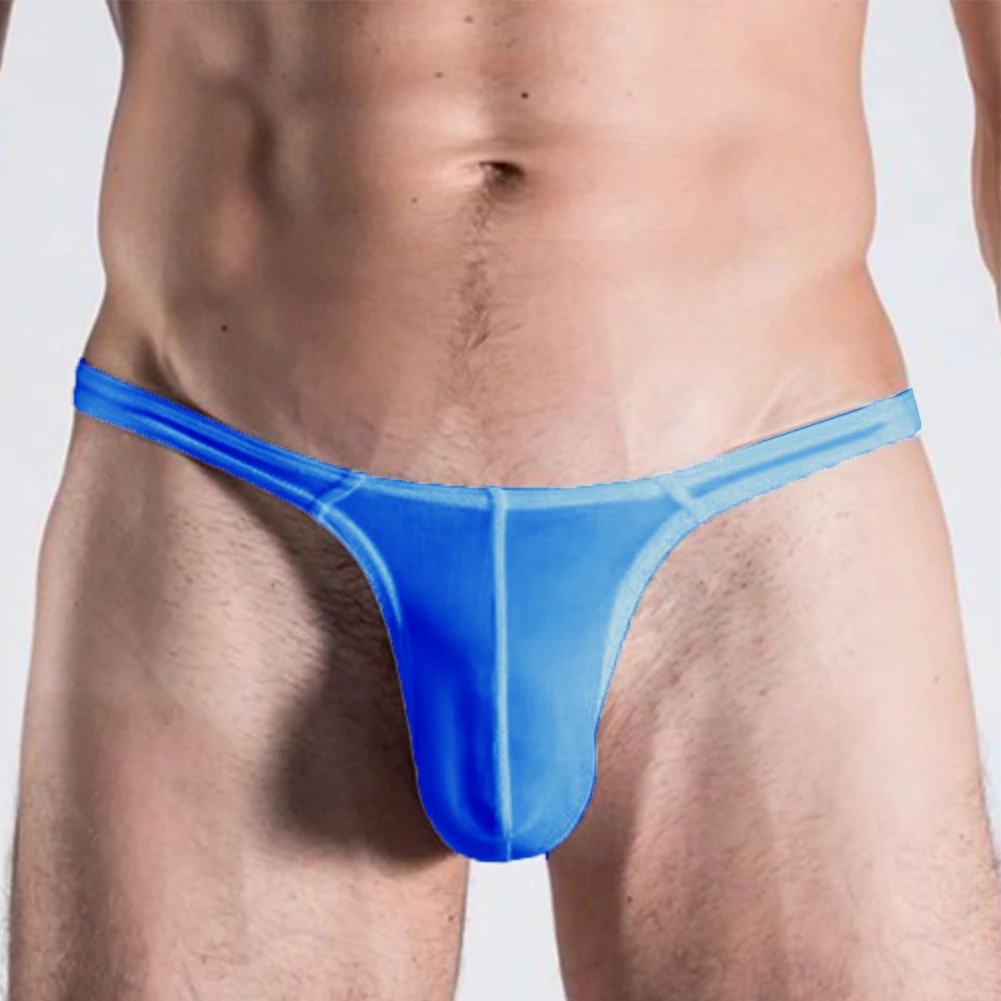 Briefs Bras Panties Underpant Sexy Men's Sweat Absorbent Low Waist G String Underwear Nylon Briefs Thong Panties