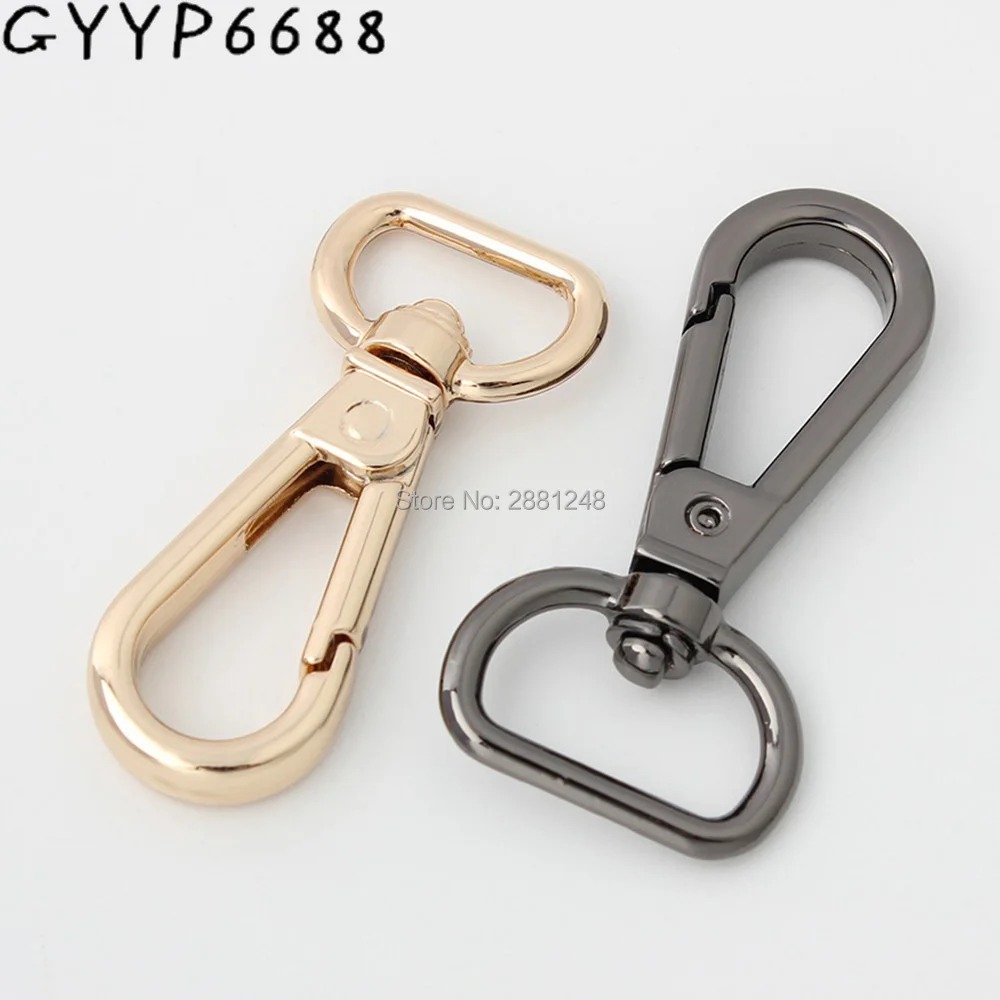 10-100pcs 16mm 19mm 5colors metal trigger swivel snap clasps clips dog collar pet straps bag shoulder hardware swivel for purses