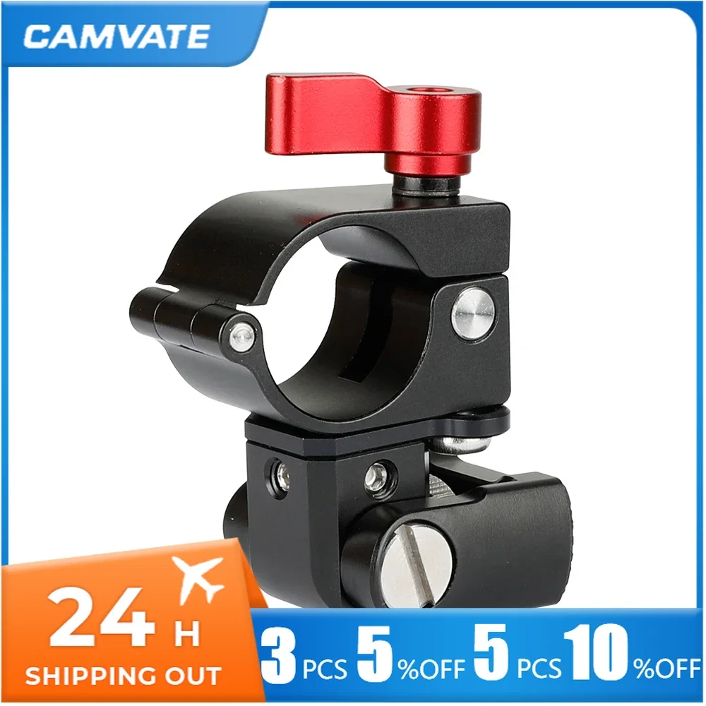 CAMVATE Standard 25mm Single Rod Clamp + Monitor Holder With 1/4\