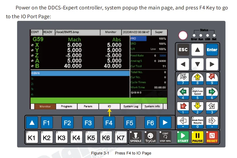ANDUUK DDCS-EXPERT(DDCSE) Supporto Passo a circuito chiuso Volantino Mpg Atc Router CNC Digital Dream 3/4/5 Assi Controller di movimento CNC