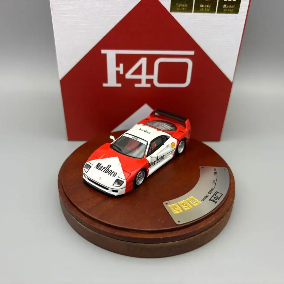1:64 F40 Marlboro painting limited edition full door supercar