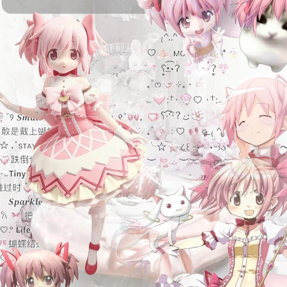 20CM Original Puella Magi Madoka Magica Anime-Figur Kaname Madoka Magisches Mädchen PVC Anime-Figur Modell Sammlerstück Cartoon-Spielzeug Geschenk – Detail 1