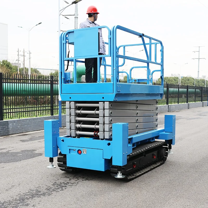 

Передвижная электрическая ножничная подъемная платформа для склада, 4-14 м, вертикальный подъемник